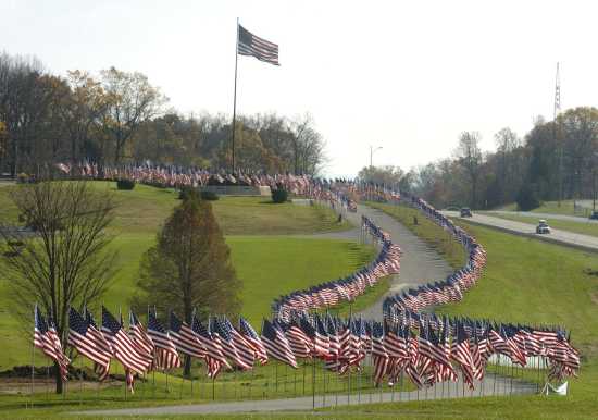 Local News Flags Of Honor The Story Behind The Avenue Of Flags At Cape County Park North 11 11 10 Southeast Missourian Newspaper Cape Girardeau Mo