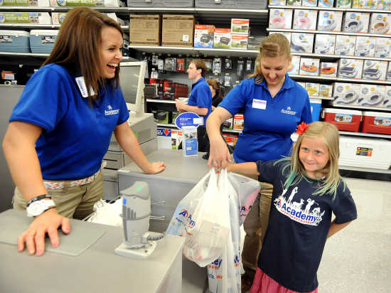 Photo gallery: Academy Sports + Outdoors Shopping Spree (6/27/13)