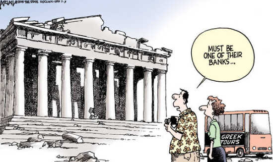ancient world history political cartoons