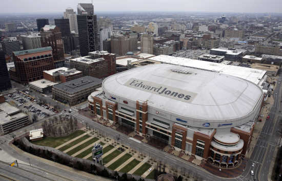 St. Louis Rams Last game at The Edward Jones Dome in St. Louis, MO