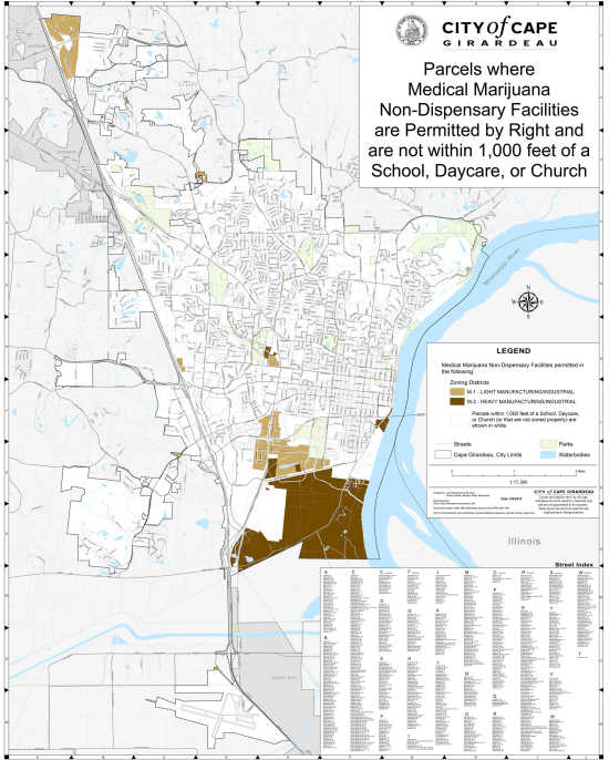 Cape Girardeau Zoning Map Local News: City Of Cape Girardeau Looks To Limit Locations For Medical  Marijuana Facilities; Jackson Also Seeks Restrictions (5/10/19) | Southeast  Missourian Newspaper, Cape Girardeau, Mo