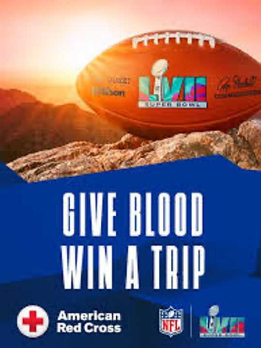 Donate Blood, win a trip to the Super Bowl